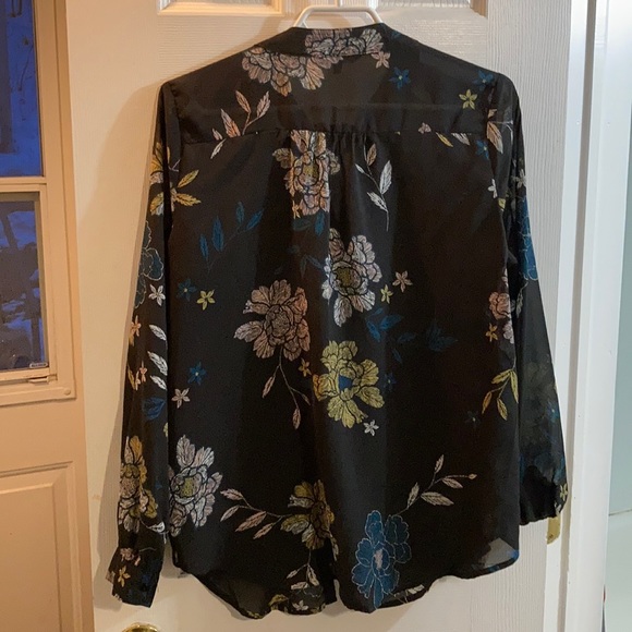 2/$20 Sheer Button-Front Shirt - Picture 2 of 2